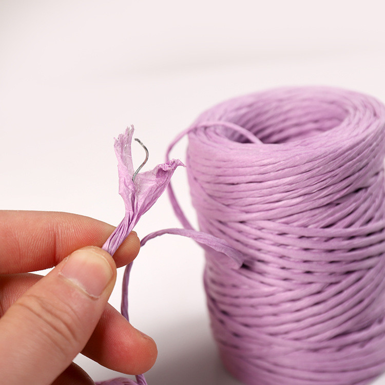 Iron Wired 2mm Paper Rope Eco DIY Twisted Paper Cord Biodegradable