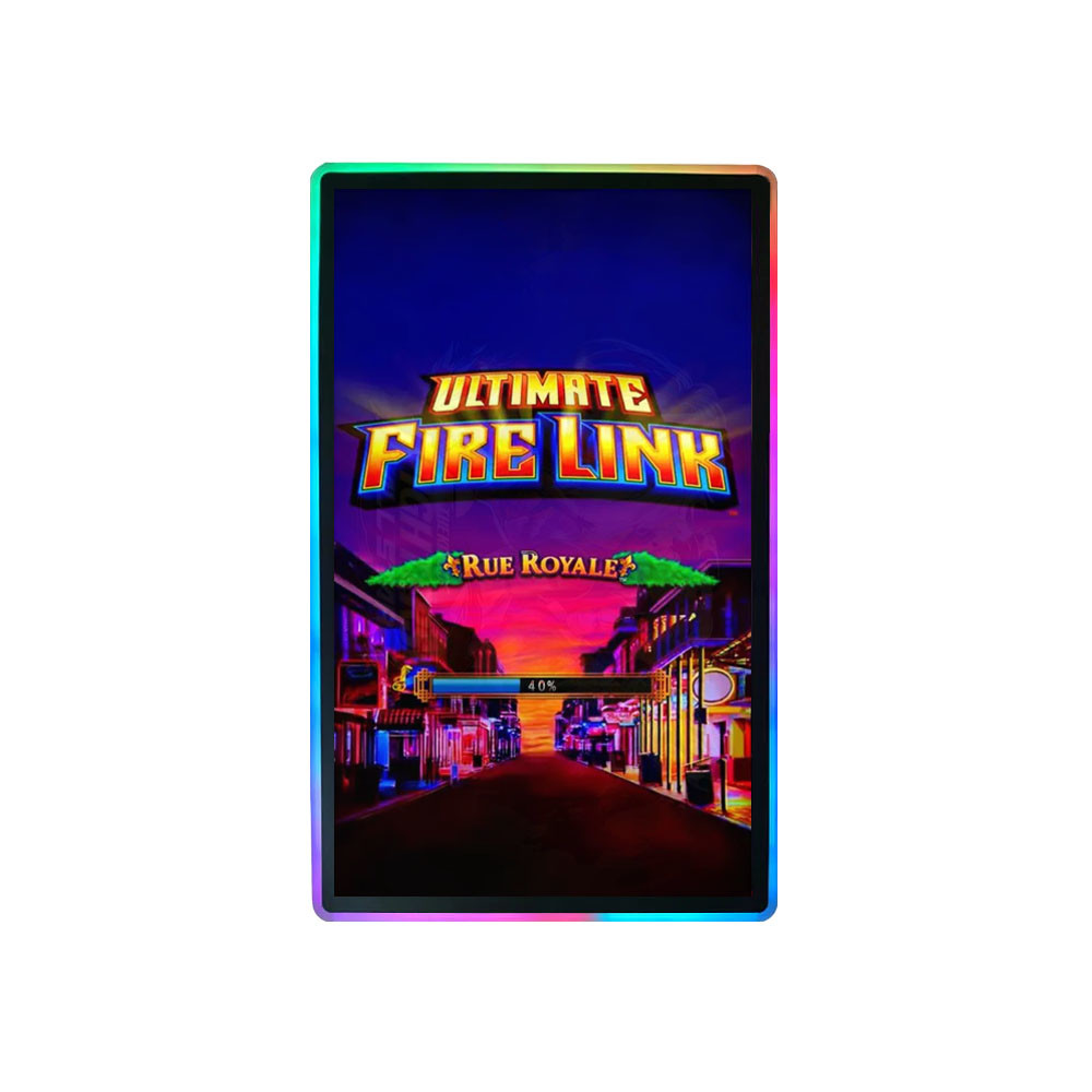 27'' PCAP 3M/ELO Touch Gaming Monitor Side LED Bar 16.7M For Slot Gaming