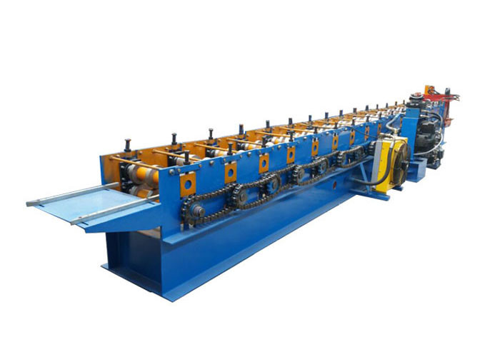 Color Steel Gutter Roll Forming Machine Customized Size Productivity 15-20 M/Min