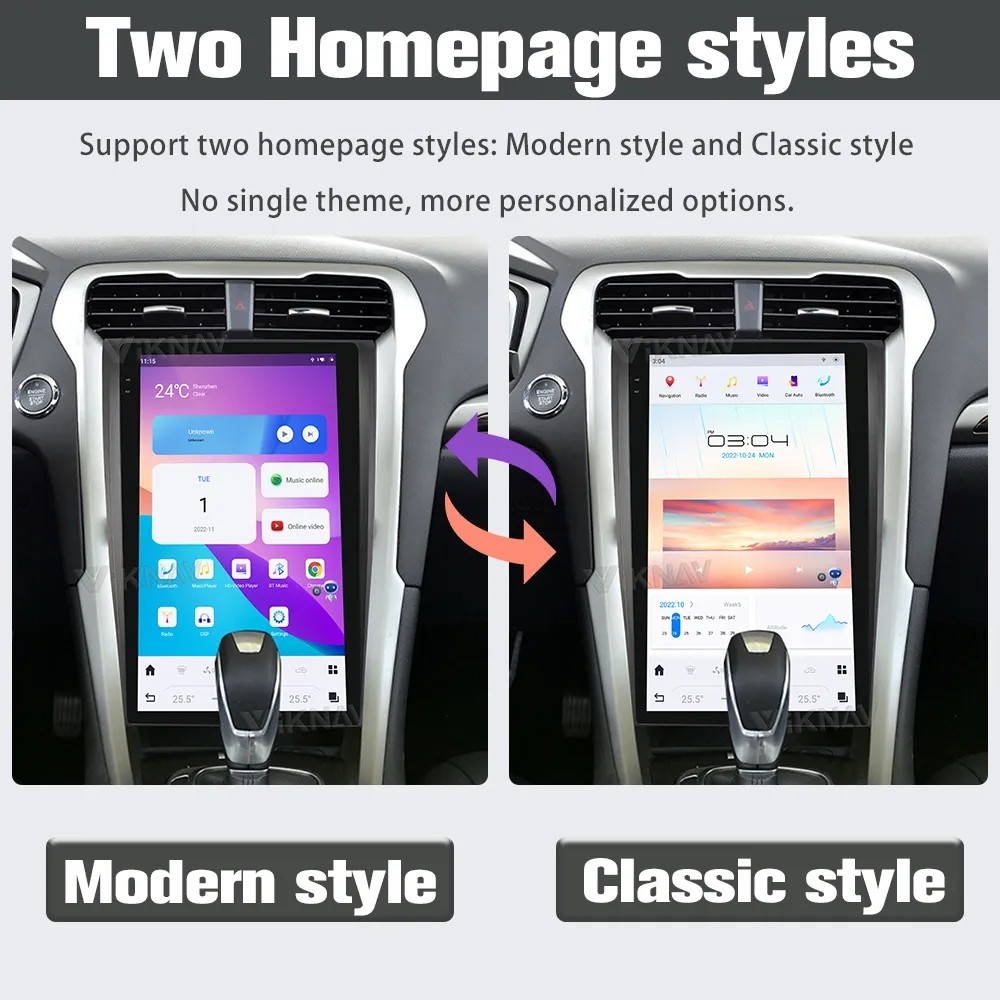 13.6 inch Touch Screen For 2013-2021 Ford Mondeo Android 11 Multimedia Player For Original Car SYINC3 GPS CarPlay