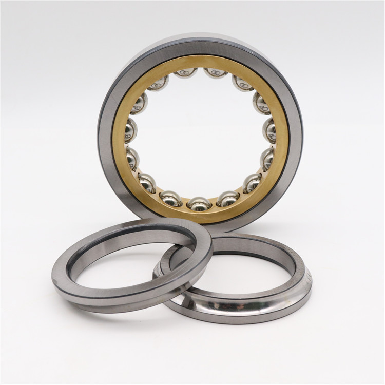 QJ series Brass Cage Machine Tool Spindle Bearing Four Point Angular Contact Ball Bearing