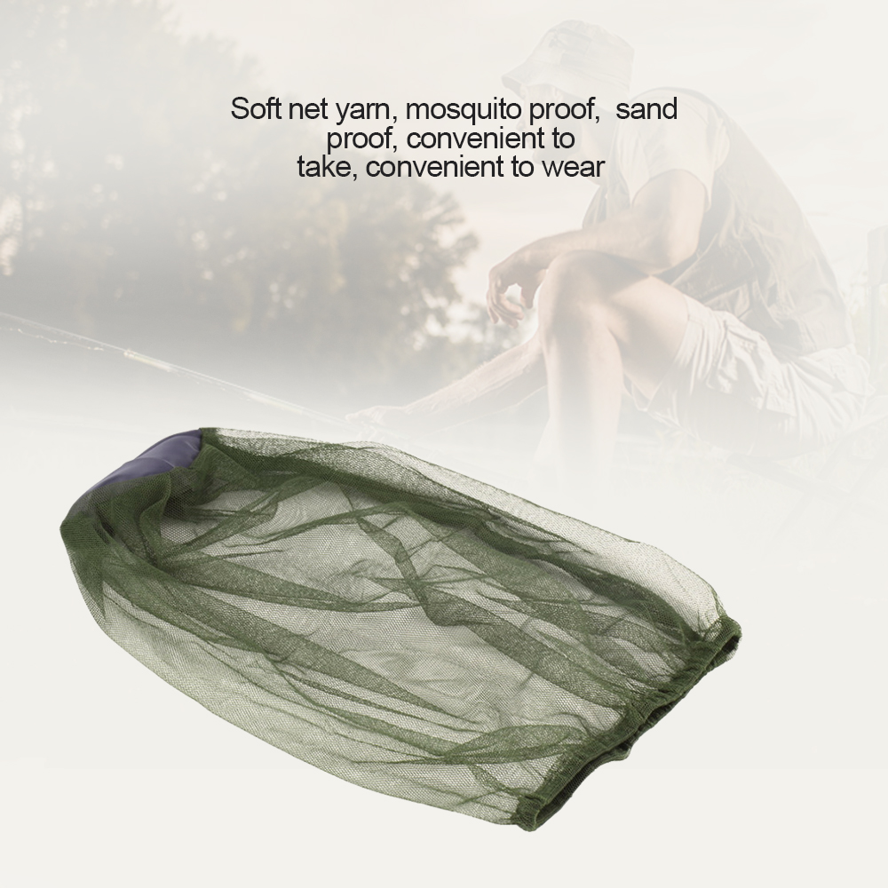 Outdoor Fishing Cap Anti Mosquito Net For Face Mosquito Insect Repellent Hat Bug Mesh Head Net Face Protector Travel Cam