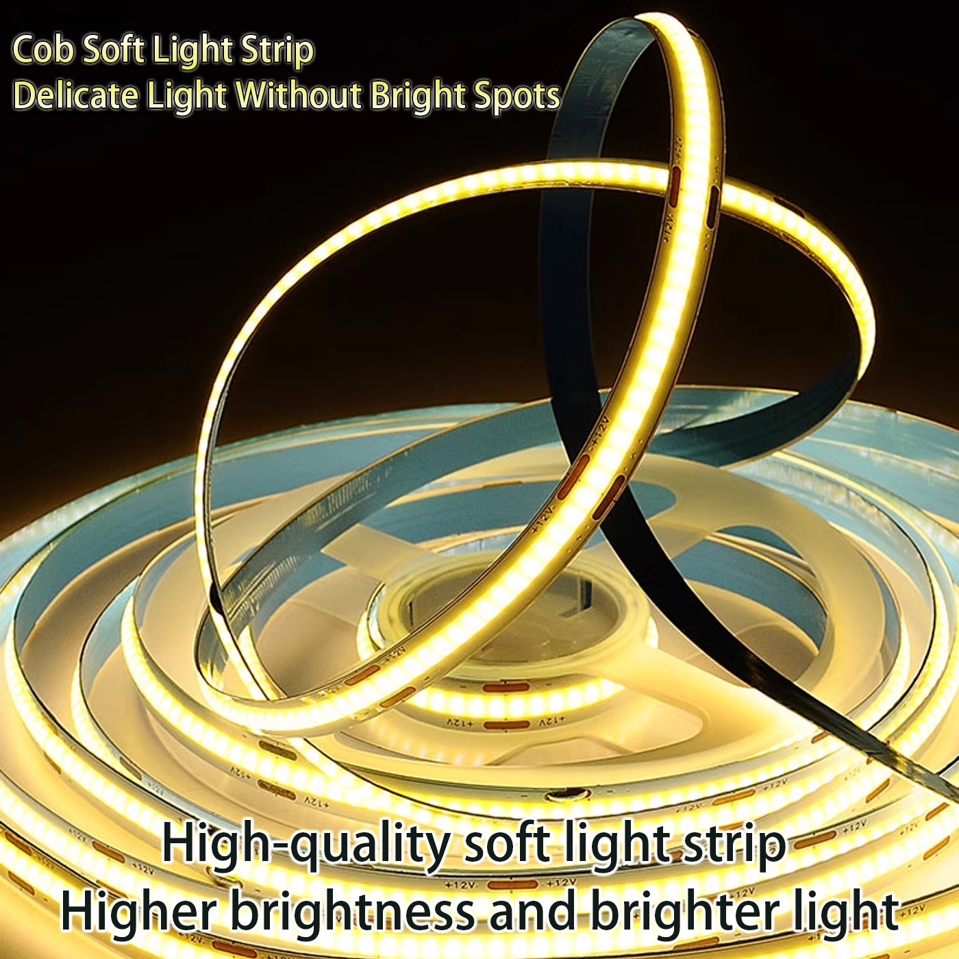 Low Voltage 12v/24v High Brightness 2835 2025 Soft Light Strip 3mm 5mm 8mm 10mm 12mm 15mm 20mm Width LED