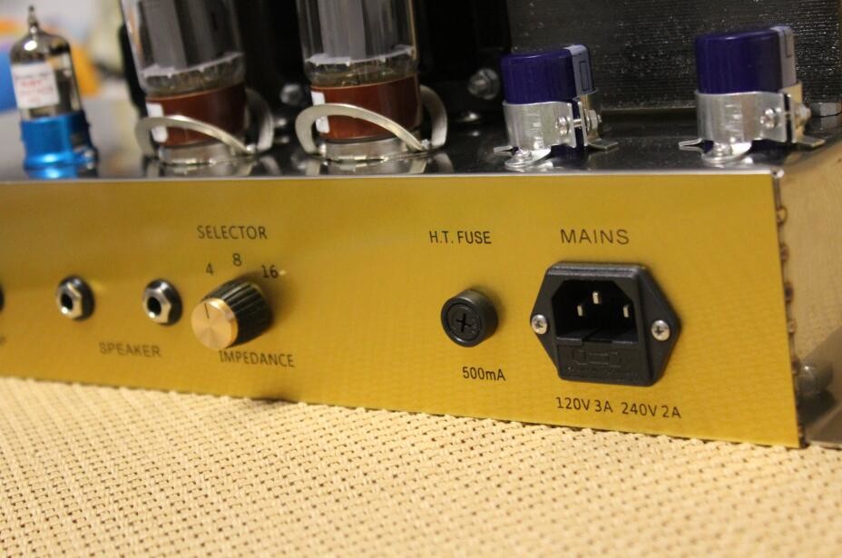 Custom Grand Style JCM800 Hand Wired All Tube Guitar Amplifier Head in Black Tolex with Ruby Tubes 50W