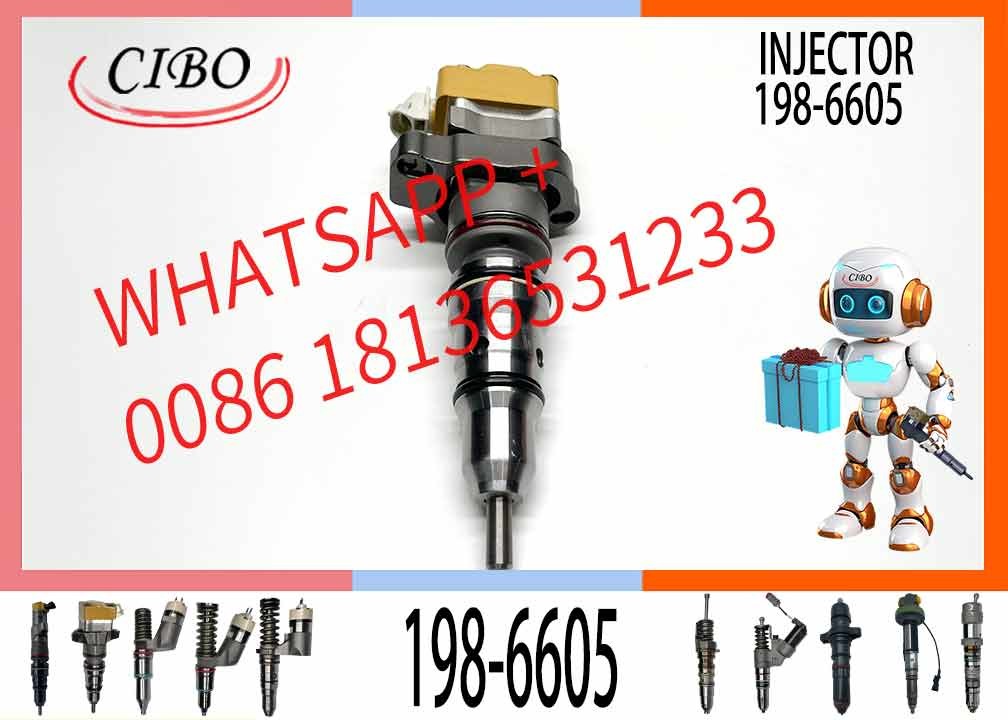 Fuel Injector 128-6601 198-6605177-4754 10R-0782 128-6601 222-5966 for Excavator Engine 3126 3126B