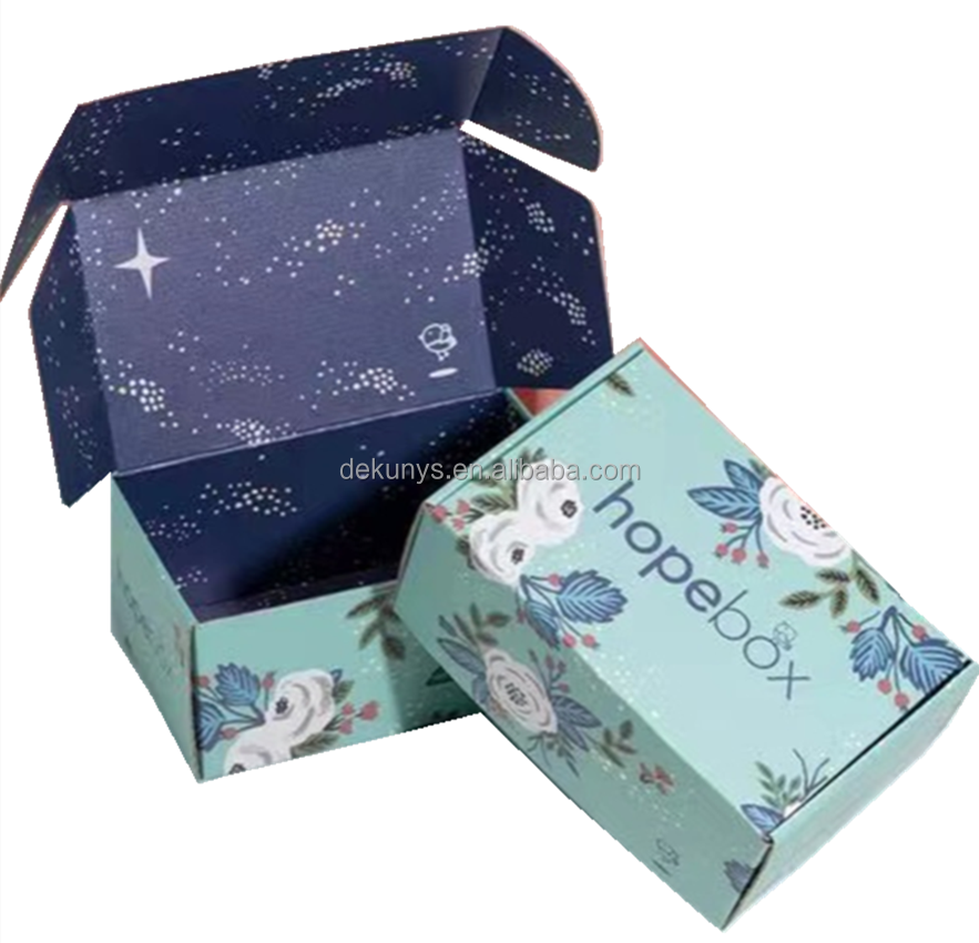 Colorful Foldable Corrugated Cardboard Paper Stickers Boxes for Stickers in Packaging