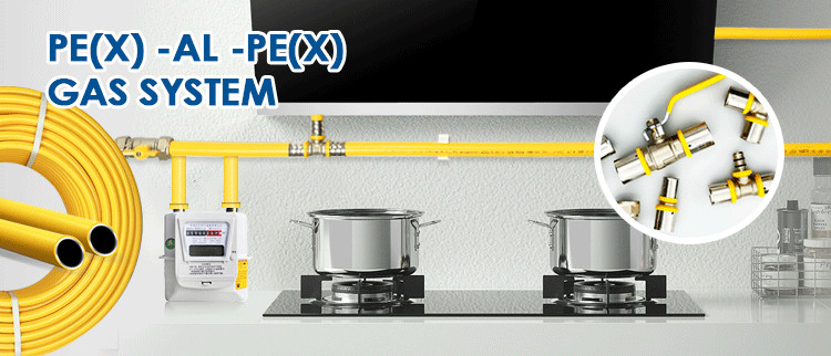 High Temperature Resistance Pex Tubing For Gas Line 1216mm - 2632mm Customized