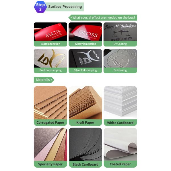 Recyclable Corrugated Paper Box Custom Cosmetic Packaging Boxes With plastic hook