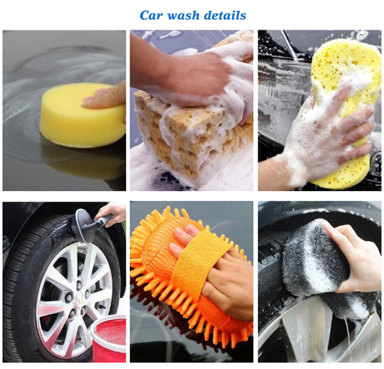 Custom Car Washing Sponge Eco Friendly Car Cleaning Sponge Safety