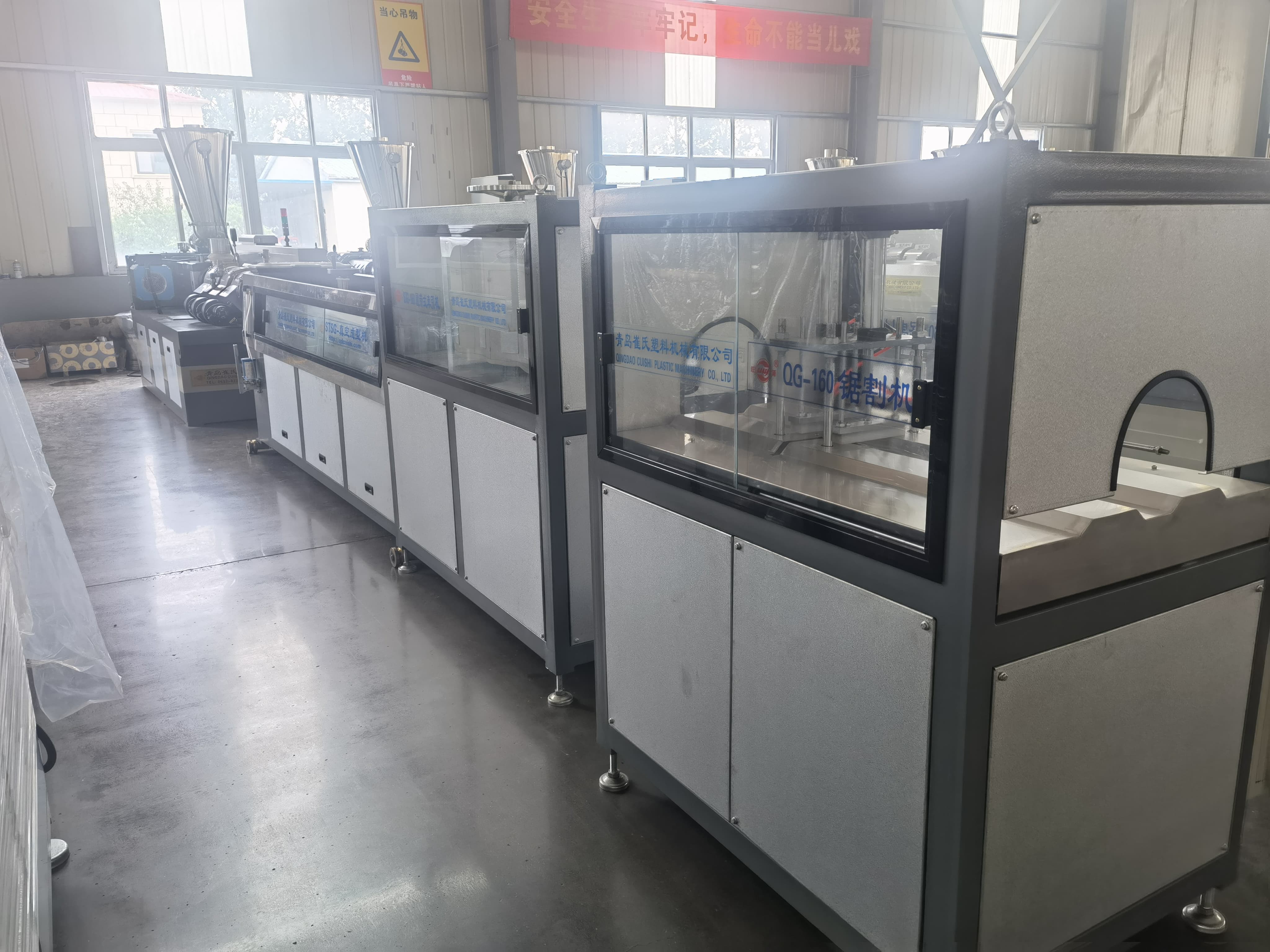 Water Cooling Spiral Pipe Extrusion Line Winding Machine 100m/roll Fully Automatic for Precise Production