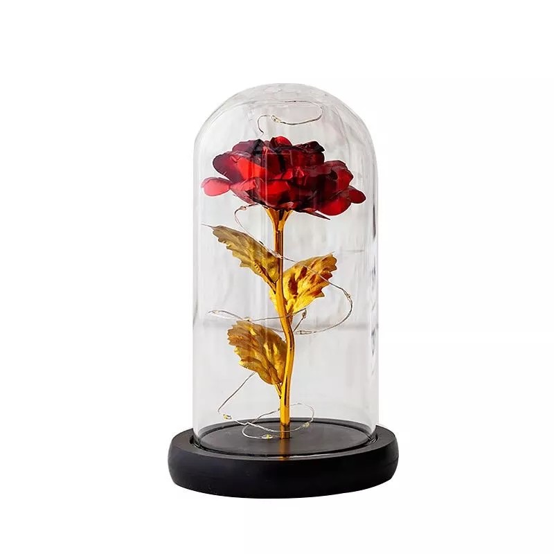 24k gold rose galaxy rose in forbidden glass 24k reg rose 24k rainbow rose