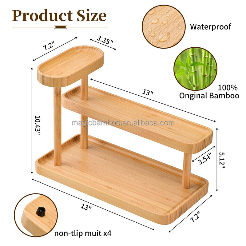Compact Bamboo Perfume Display for Office Bedroom Kitchen Port of Loading xiamen port