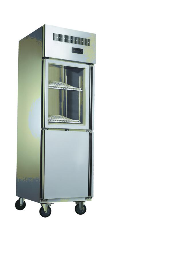 Low-energy Upright Stainless Steel Kitchen Commercial Upright Freezer CE CB ROHS