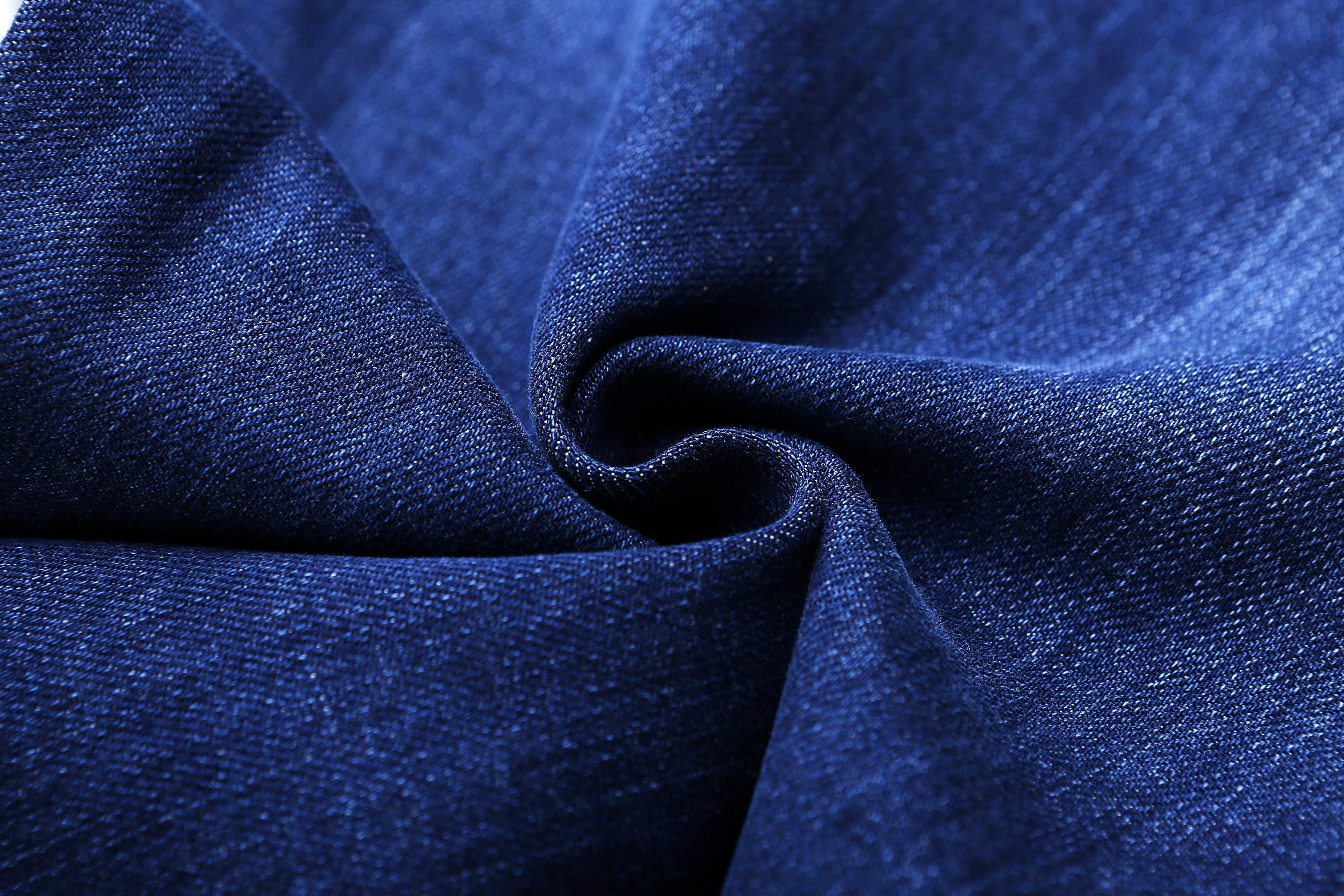 Mixed Knitted Denim Fabric 220gsm C T Spandex High Fastness cotton Twill 3 1