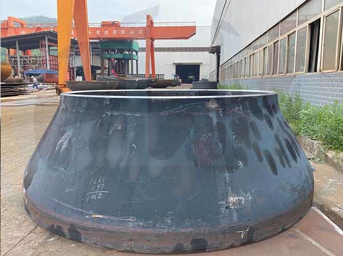 Customized Steel Cone Segment Tank Heads Normalized Heat Treatment