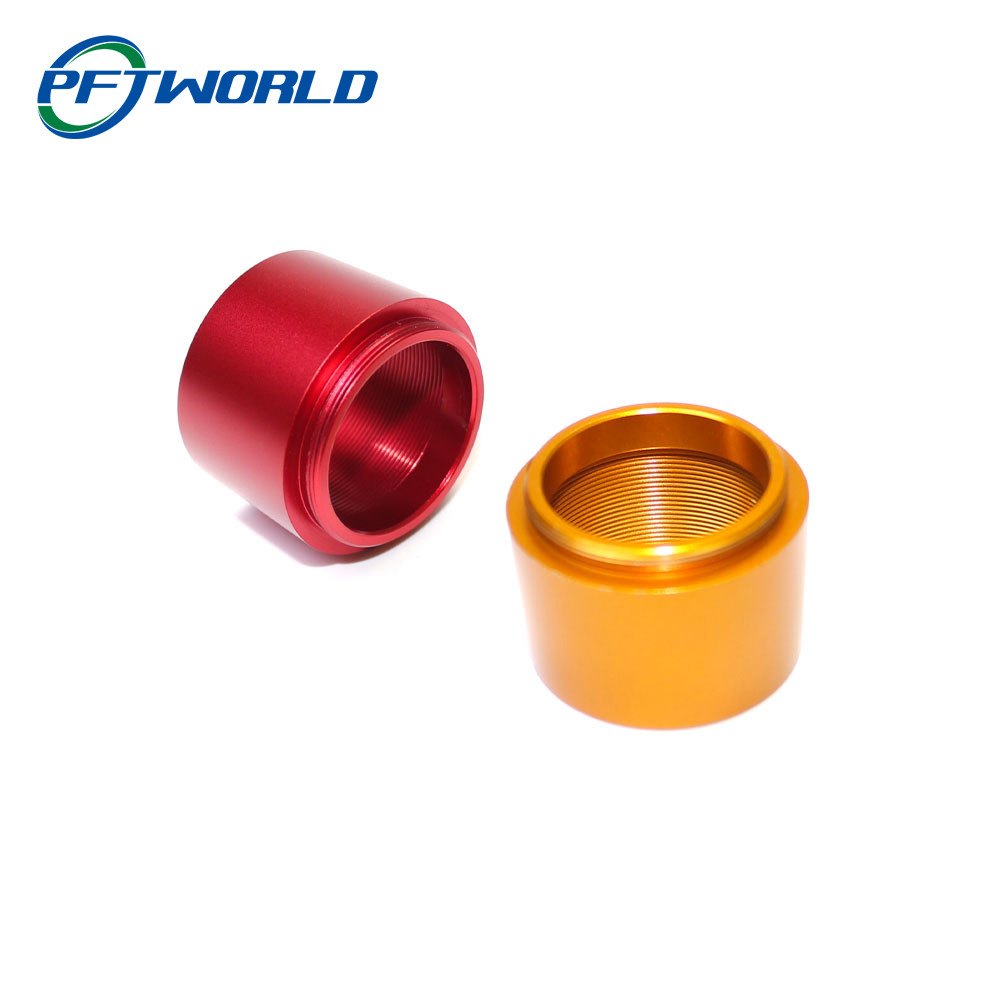 Sandblasting Precision CNC Lathe Turning Parts Anodized 6061 7075 Aluminum