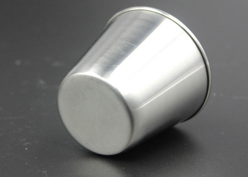 Stainless Steel Carry On Portable Wine Cup , Low Medium 45 Ml Wine Cup
