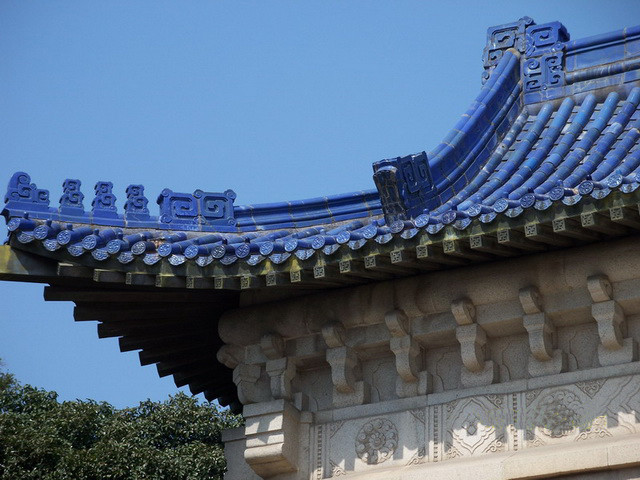 Chinese temple building material ceramic roof tile price