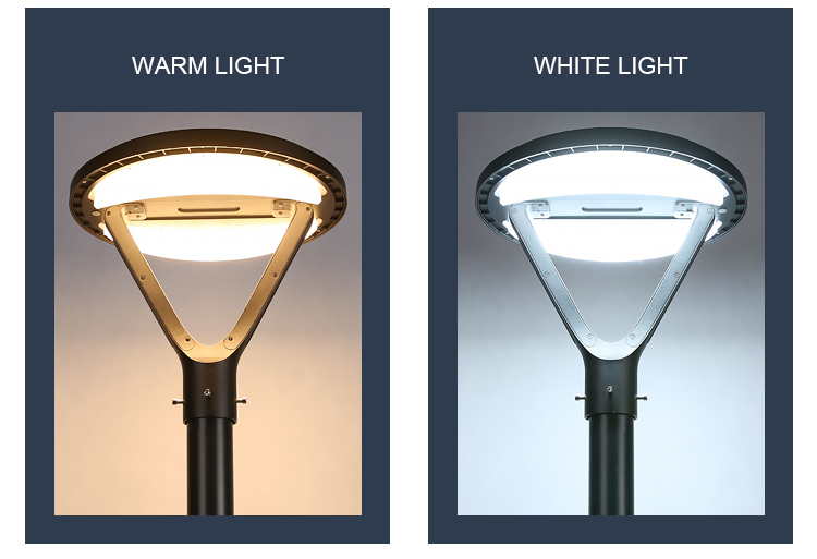 Intelligent Round Outdoor Garden Solar Light Human Body Sensor Street Light 20W 5V