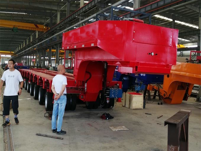 modular hydraulic trailer