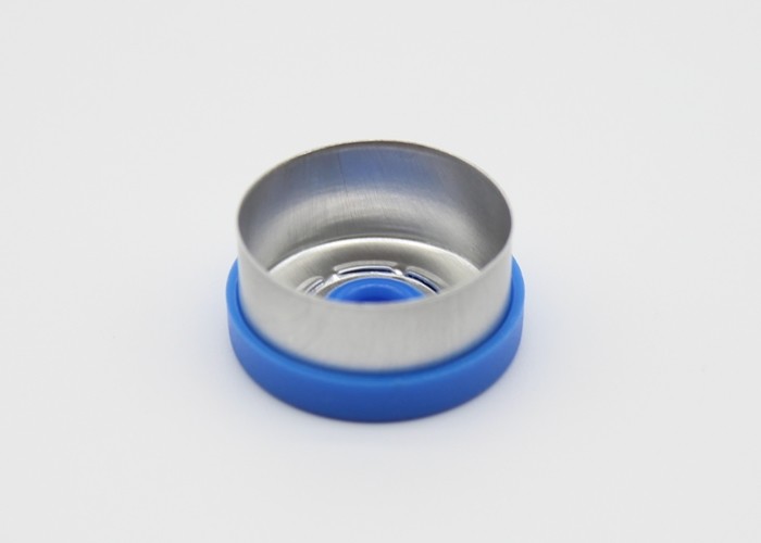 15mm Flat Blue Oral Liquid Vials Use Pharmaceutical Flip Off Caps