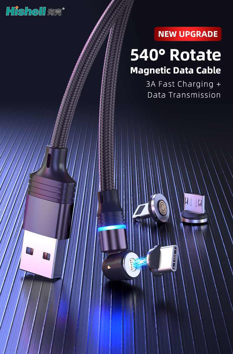 Multicolor USB Magnetic Data Cable