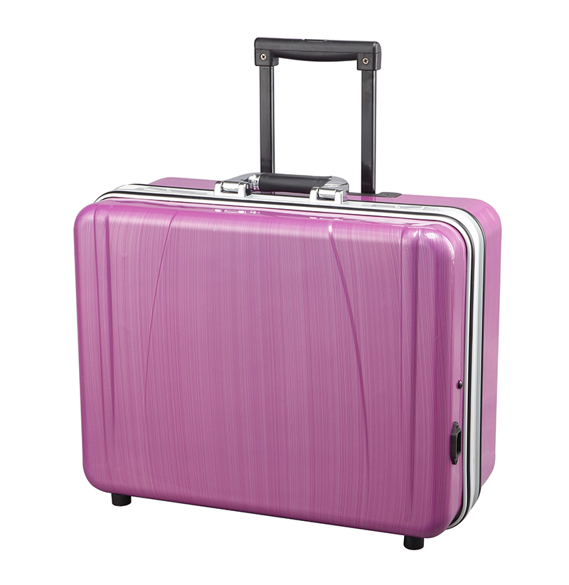 Rolling Makeup Case With Mirror , Makeup Vanity Box With Mirror And Lights