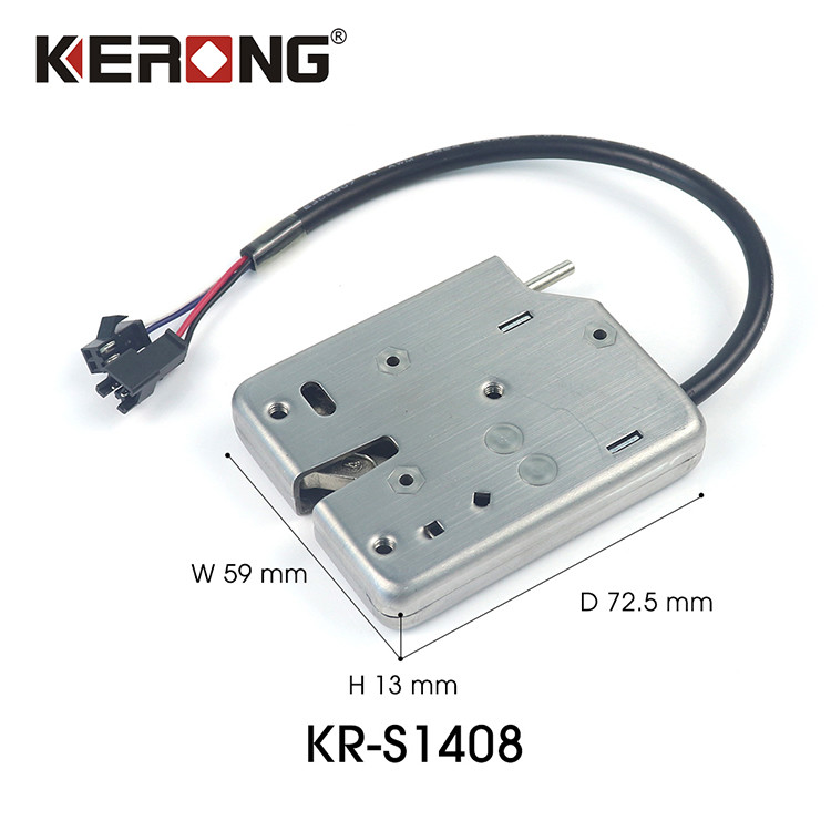 Solenoid Cabinet Lock Electronic Flush Mount SUS 430 With Zinc Alloy Nickel Plating