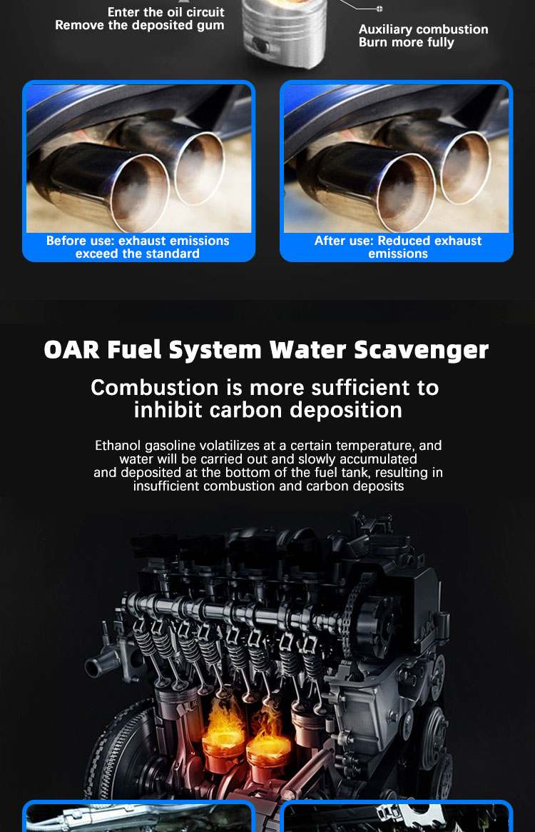 Automotive Gasoline Treatment for Fuel System Dehydration Three Years Expiration Date