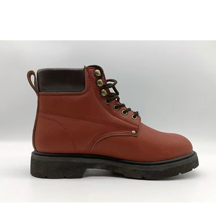 Casual Style Martin Boots Orange Motorcycle Riding Shoes Mens British Style