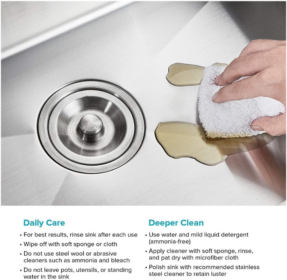 Overflow Double Bowl Stainless Steel Wash Up Sink Kitchen