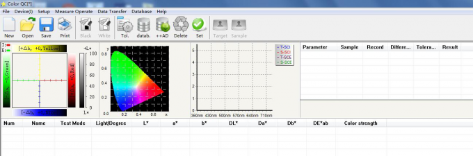 CS -580 CHNSpec Handheld Colorimeter Auto Test Color Machine With CE Certification