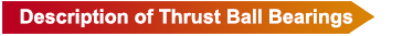Single Row Chrome Steel Thrust Ball Bearing 51102 Professional with Competitive