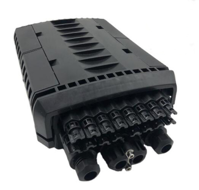 FRPP IP68 Optical Fiber Distribution Box 16 Fibers 4 Inlet 16 Outlet