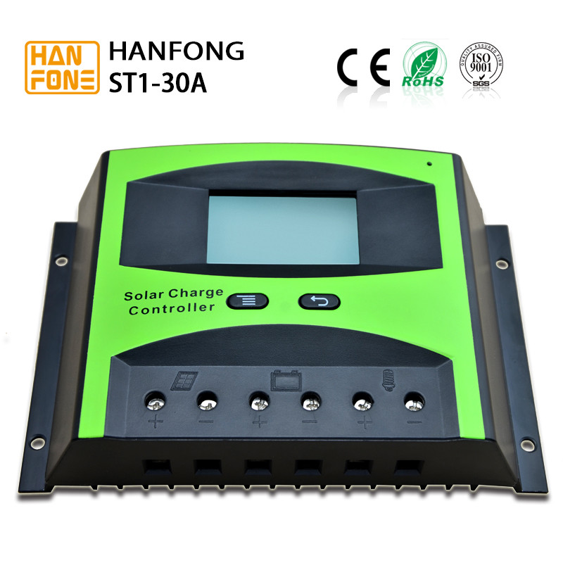 30A PWM Solar Charge Controller Smart LCD 12V/24V Auto Charge controller ZUNAU CY2430