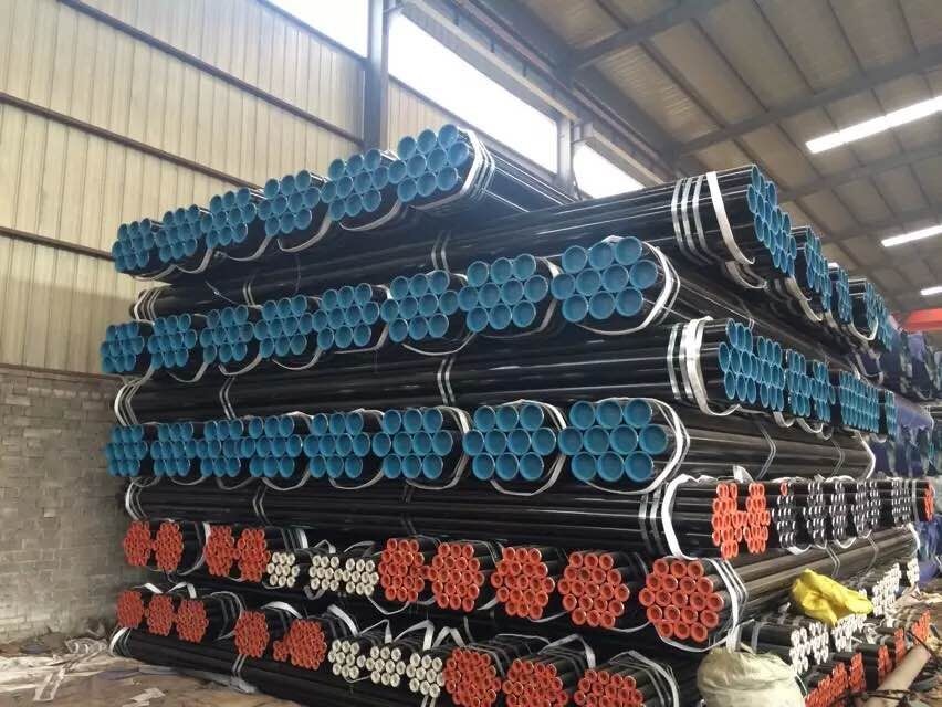 EN10210 S275JR seamless steel tubing / S275J0H Black Steel Seamless Pipe