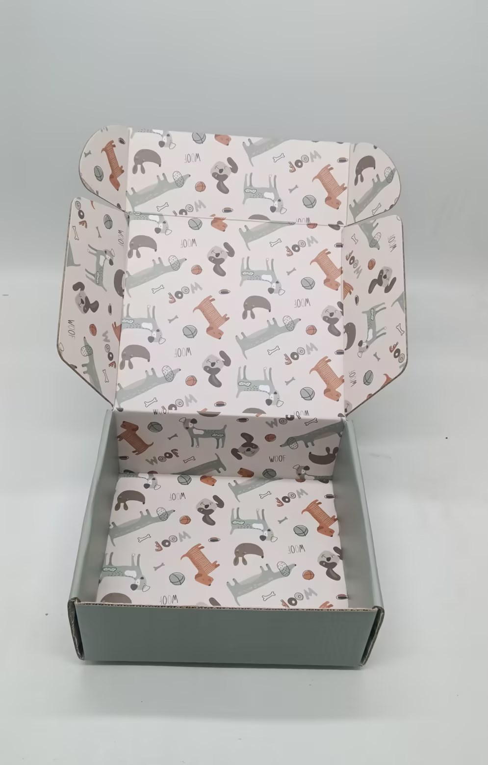 Corrugated Board Custom Print Colorful Cartoon Shipping Mailer Folding Boxes With Logo