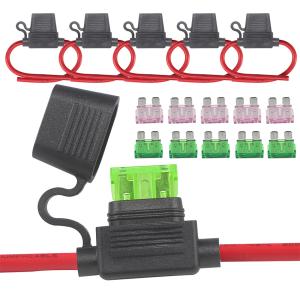 10AWG Solar Extension Cable with Fuse Holder 10A-30A