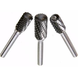 China 3mm 6mm Diameter HRA 89-92.5 Tungsten Carbide Rotary Burrs on sale