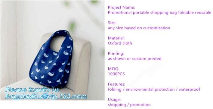 Promotion Custom Eco Friendly Sublimation Polyester Folding Shopping Bag,Promotional Sports Gym Sack Polyester Drawstrin