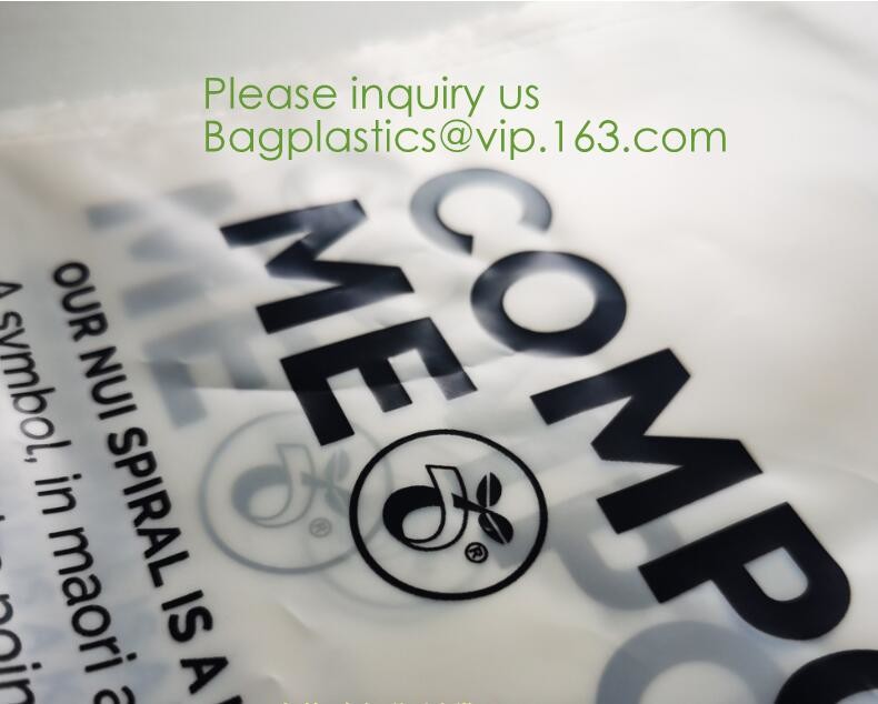PLA clear film bags, PLA clear bags, PLA sel seal eco friendly compostable corn starch 100% biodegradable plastic bag