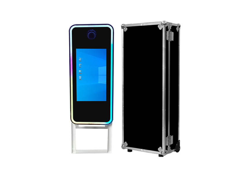 Round Selfie Mirror Photo Booth Magic Selfie Me Photo Booth Ipad 9.7 Wifi