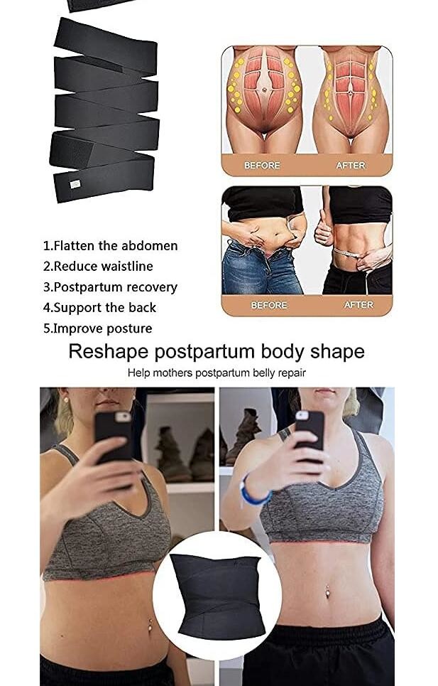 Neoprene Invisible Wrapping Waist Training Shaper For Body Weight Loss
