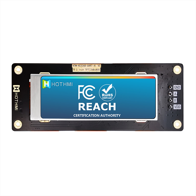 3.0 Inch Uart TFT LCD 268x800 Display TFT Module Panel With LCD Controller Board