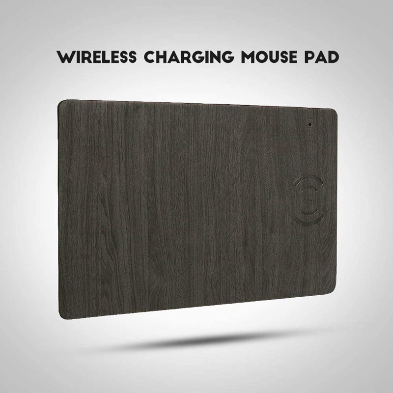 Fast 10W Thick 4mm Custom Wireless Charging Pads Reliable PU Leather