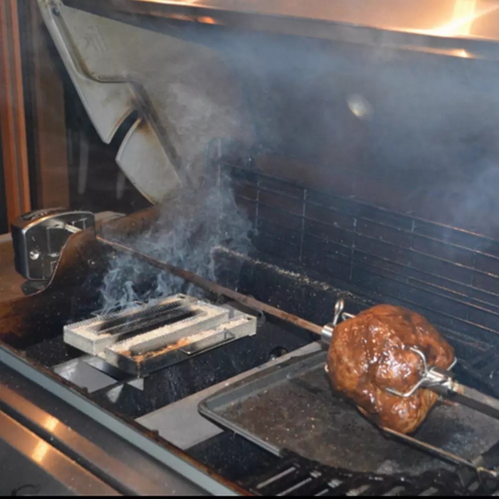 Corrosion Resistant Stainless Steel Cold Smoke Generator With Handles
