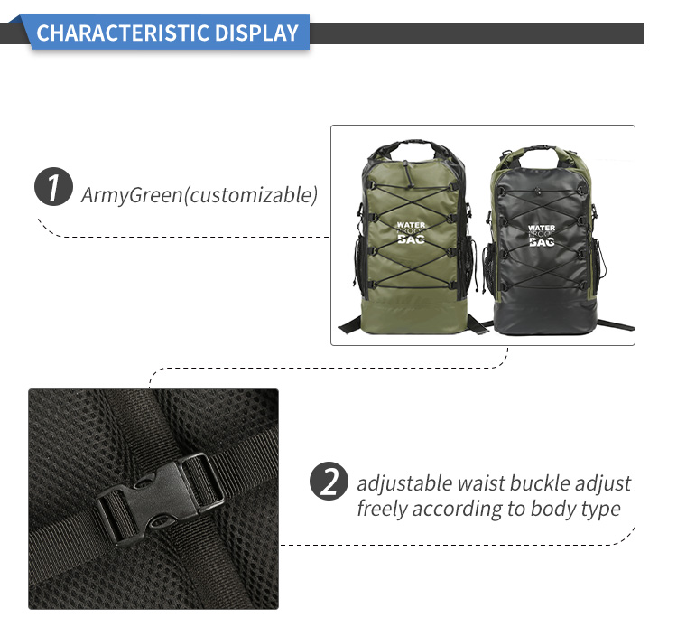 Good Quality Mochila impermeavel dry bag Waterproof Backpack Bag Large Capacity Custom with Competitive Price