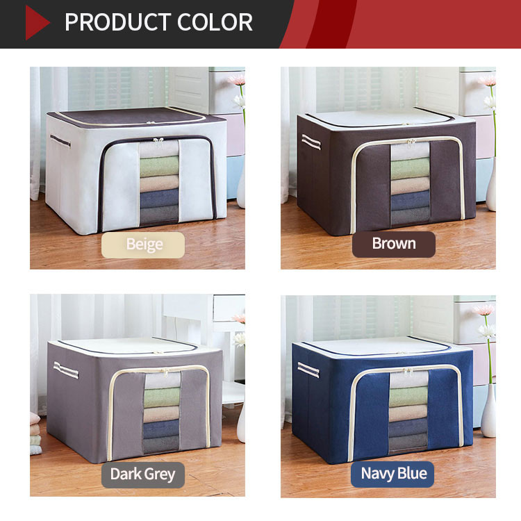 Odorless Ultralight Fabric Household Storage Containers For Clothes OEM Save Space