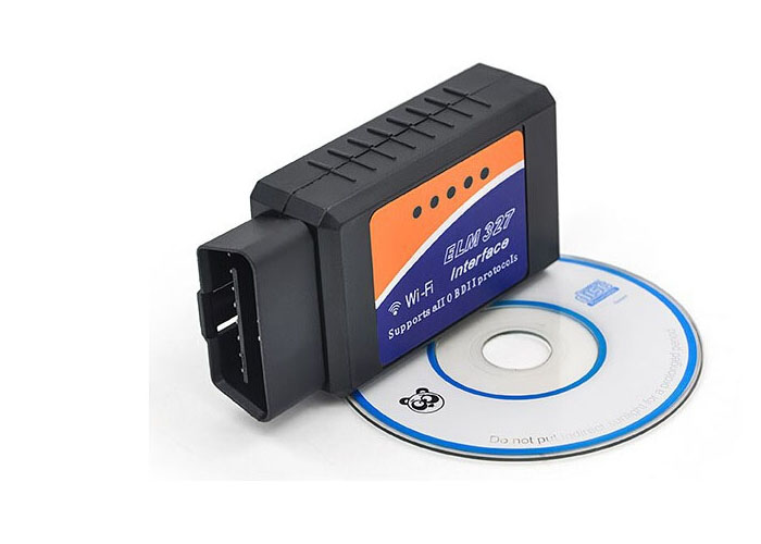 Black Color OBD2 Scanner V1.5 ELM327 Wifi Scanner OBD2 Diagnostic Tool For Android / IOS