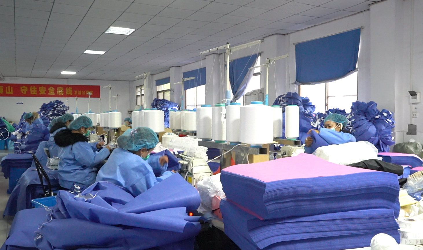 Disposable Nonwoven Waterproof blood proof SMS Spunlance Lab Jacket